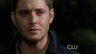 Dean crying